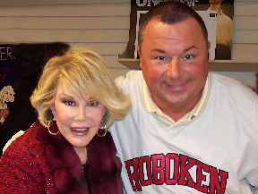 Johnny Salami with Joan Rivers